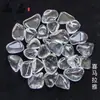 Piedras Trituradas de Cristal Natural Cristal Blanco Piedras Pequeñas Transparentes Piedras Desmagnetizadoras Maceta Paisajismo Piedras de Fondo para Acuario Ofrendas a Buda Adornos