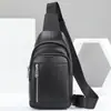 Bolso Cruzado Deportivo para Hombro Bolso de Pecho Bolso de Pecho de Piel de Vaca Genuina Bolso de Marca de Moda para Hombre Bolso Cruzado Bolso de Motocicleta Ins