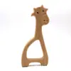 Suministro directo de fábrica palo para morder dientes de bebé Madera de haya diente calmar forma de animal palo para morder dientes morder música
