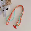 Teléfono Móvil Cuerda Larga de Dos Colores Anti-Pérdida Colgante Fuerte Personalizado para Parte Trasera Lateral Colgante Diagonal Hebilla Doble Cuerda Larga Ajustable