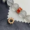 Roda Gigante 14K Joia de Cristal Pulseira Acessório DIY Original com Cravação de Diamante Retenção de Cor Alta Joias com Contas