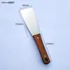 Ferramentas de tinta para gravura raspador faca de óleo raspador de tinta alta elasticidade superfície polida fácil de limpar raspador de aço inoxidável