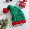 Chapéu de Natal de Celebridade da Internet Transfronteiriço, Gorro de Tricô de Natal Espesso de Lã Islandesa para Outono e Inverno, Chapéu de Feriado Espesso de Lã Fofo e Quente