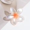 Pasador de Flor de Huevo con Tinte Perlado Ambiente Pasador de Vacaciones en la Playa Pasador de Flequillo de Lirio Saliente Todo Combinable Accesorios para el Cabello de Moda