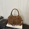 Bolso Cruzado de Hombro Único Moda Remaches Retro para Mujer 2026 Nuevo Estilo Chica Caliente Casual Color Sólido Gran Capacidad Bolso de Mano