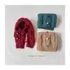 Cachecol de Inverno Infantil Estilo Coreano com Design de Pompons de Pelo, Cachecol de Tricô Quente e Fofo com Bolas, Cachecol para Bebê Masculino e Feminino