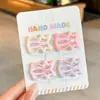 Pinzas para el cabello de estrella de verano para niños, pasadores versátiles de dopamina que no dañan el cabello, lindas pinzas para el cabello de bebé, accesorios para el cabello, tocados
