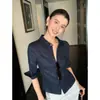 Camisa de Lino a Media Manga Fashionable Intelectual 1Oo Presumida para Mujer, Camisa de Oficina con Cintura Ajustada y Estilo Elegante.