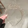 Faixa de Cabeça Estrela Cruzada Faixa de Cabeça Festa Princesa Forma de Liga Acessórios para Penteado Casamento Noiva Madrinha Atmosfera Acessórios de Cabeça