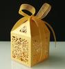 Caixa de Presente Agradecimento Casamento Laser Vazado Estilo Europeu Caixinha de Doces Cartonagem de Chocolate Borboleta Zhejiang Yiwu Atacado