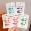 Pinzas para el pelo de colores dopamina estilo coreano para niñas, lindos y versátiles accesorios pequeños para el cabello que no dañan el cabello, adecuados para flequillos laterales de bebé