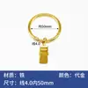 Suministro Transfronterizo de Cortina Colgante Circular Romana Dorada Anillo Colgante Accesorios de Baño Metálicos Clip de Anillo de Hierro