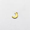 DIY acessórios de jóias de cobre único pendurado pequeno círculo lua brincos artesanais colar pulseira frisado pingente vendas diretas da fábrica