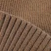 Gorro de Lana Grueso de Punto para Primavera y Otoño, Cálido, Protector de Orejas, Unisex, Transfronterizo, Versátil para Exteriores, Casual, Viajes
