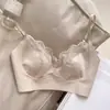 Sujetador de Copa con Orejas de Conejo de Encaje Francés para Mujer Push-up Estilo Delgado Sin Aros Espalda Bonita Busto Grande Hace Más Pequeño Fabricante de Lencería Venta al por Mayor