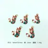 Pingente de Bengala de Natal Acessórios de Joia em Liga Chaveiro Pulseira de Árvore de Natal Colar Materiais Artesanais