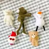 Al por mayor spot nuevo colgante de felpa llavero colgante de muñeca pequeña colgante de muñeca de dibujos animados colgante de rana