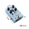 Pedal de Efectos para Guitarra Eléctrica Metal Distorsión Overdrive Reverb Accesorios para Instrumentos Pedal de Efectos Individual para Guitarra Venta al por Mayor Transfronteriza