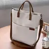 Pantalones Originales Engrosados con Bolsillo de Múltiples Solapas Bolso Tote de Lona Estilo Japonés Bolso Cruzado Simple Casual para Estudiante Bolsa de Hombro Cruzada Escolar