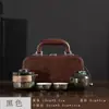 Tendencia Nacional Juego de Té de Viaje Portátil Taza Cerámica Preparación Rápida Negocio de Seguros Regalo Empresarial Nuevo Estilo Chino