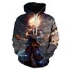 Nuevo Suéter Riman Estampado Digital 3D Dragon Ball Serie Wukong cosplay Sudadera con Capucha de Animación