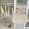 Diseño Original Invierno Niñas Nuevo Estilo Chino Nacional Malla Acolchado Chaleco Vestido Moda Ropa Infantil