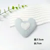 Accesorios de Algodón con Forma de Corazón 3D de Dibujos Animados, Corazones de Peluche Lindos, Decoraciones para Bolsos de Fieltro DIY, Pinzas para el Cabello Hechas a Mano, Pequeños Adornos