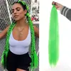 Rabo de cavalo peruca cabelo longo feminino extensão de rabo de cavalo de Natal rabo de cavalo pode ser feito de tranças coloridas peruca rabo de cavalo