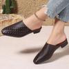 Novas Pantufas Baotou Femininas Antiderrapantes Tamanho Grande Sapatos Explosões Transfronteiriças Europeias e Americanas AliExpress Sandálias Rasteiras Douradas para Mulheres