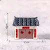 Paisagem em miniatura, Dança do leão de Ano Novo, Casa de bonecas de Ano Novo, Acessórios de decoração DIY, Mini estatueta de cobra da sorte, Enfeites em miniatura
