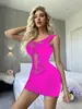 Exportação Transfronteiriça Europeia e Americana Lingerie Sexy Saia de Renda Jacquard Sexy para Quadril Peça Única Recortada Macacão Transparente W643