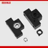 Suporte Fixo para Parafuso de Esfera Tipo Ek Ef Base Fixa Carcaça de Rolamento 6 8 10 12 15 20 25