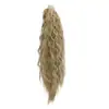 Peluca de Cola de Caballo para Mujer Mediana y Larga Rizada Maíz Caliente Cola de Caballo Alta Cabello Artificial Natural Rojo Ciber Trenza Correa Cola de Caballo Cola de Caballo Falsa
