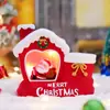Regalo de Navidad creativo más vendido transfronterizo: Lámpara portalápices casa de Navidad, herramienta de aprendizaje para niños, decoración de escritorio