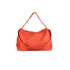 Estilo Coreano Celebridad de Internet Mismo Estilo Bolsa Cruzada Grande de Nylon Naranja para Mujer Moda ins Bolsa de Gran Capacidad para Viajes Cortos Bolsa de Gimnasio