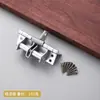 Bisagras de Resorte de 4 Pulgadas Cierre Automático de Puerta Posicionamiento de 90 Grados Bisagra de Mosquitero Aleación de Aluminio Puerta Puerta de Madera Bisagra Invisible