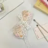 6351 Bolsa de Almacenamiento con Dibujos en Relieve para Brochas de Maquillaje Bolsa de Almacenamiento Portátil Enrollable para Viaje para Brochas de Sombras y Brochas de Difuminado
