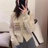 Suéter Feminino Gola Redonda Relaxado 100% Lã Outono e Inverno Novo Suéter Emagrecedor Manga Longa Quente Cashmere Top Interno