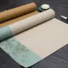 Papel de arroz batik al por mayor pantalla de color copla de papel de arroz siete palabras cinco palabras obras de caligrafía a pincel con cuatro pies de separación