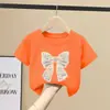 Camiseta de Manga Corta para Niña Verano 2026 Nuevo Estilo Coreano Holgada para Niñas Mayores Ropa Delgada de Verano para Niños