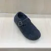 Zapatos Birkenstock de Forro Cálido de Lana Todo Incluido para Mujer, Nuevos Zapatos de Algodón de Invierno 2025 con Aumento Oculto de Altura, Zapatos Birkenstock Peludos sin Cordones