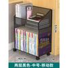 Estantería de almacenamiento extraíble, estantería de almacenamiento multicapa, armario de almacenamiento lateral para escritorio de oficina, carrito lateral para escritorio