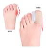 Separador de hallux valgus manga de fibra gel separación dedo gordo corrección ortopédica de dedo manga de dedo gordo