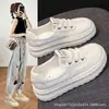 2026 Zapatos Blancos Mujer Verano Nuevo Estilo Coreano ins Estudiante Femenina Casual Malla Transpirable Versátil Medias Zapatillas Estilo Callejero
