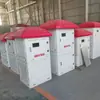Casa de pozo prefabricada de fibra de vidrio, casa de pozo inteligente integrada moldeada para riego agrícola, con puertas dobles o simples y control remoto