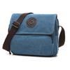 Bolso bandolera de hombro para hombre y mujer, venta al por mayor de fábrica, para turistas, con cremallera de color sólido, bolso informal de moda individual