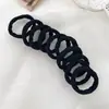 20 Argolas de Cabelo Enlatadas Novas Elásticos Femininos Amarradores de Toalha Cordas de Cabelo Espessas Alta Elasticidade Corda Simples com Capa de Couro