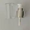 Bomba Electrodinámica de Polvo de Aluminio de 24 Dientes con Cubierta Transparente de Plástico, Cabezal de Bomba de Presión para Loción/Aceite Esencial, Boquilla de Spray de Niebla Fina Cosmética