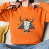 Sudadera de Cuello Redondo con Estampado de Cabeza de Vaca Talla Europea, Top de Moda para Venta al por Mayor en Temu, Amazon y Wish