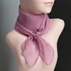 Regalo Regalos, Pañuelo Cuadrado de Seda Sintética para Mujer, Pañuelo Pequeño Versátil para Primavera y Verano, Pañuelo de Seda de Color Sólido, Pañuelo de Gasa, Fabricante de Puntos al por Mayor